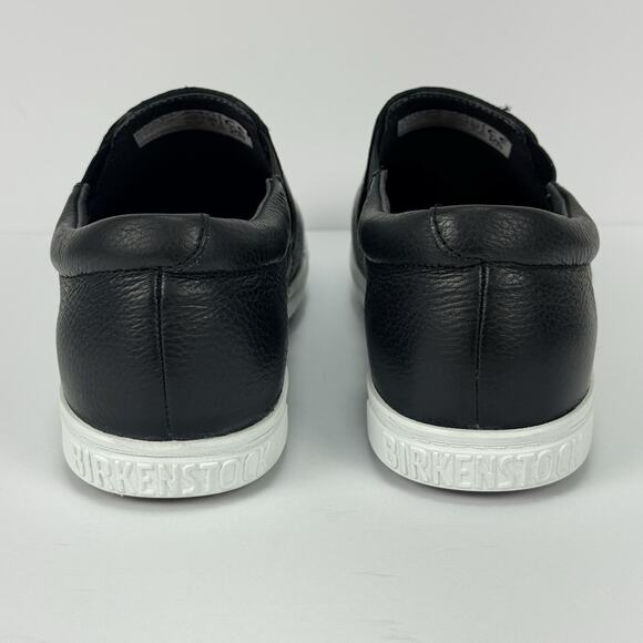 BIRKENSTOCK QO 400 Leather Slip On Black Sneakers Shows Men’s Size 8 US/EU 41 main image 6